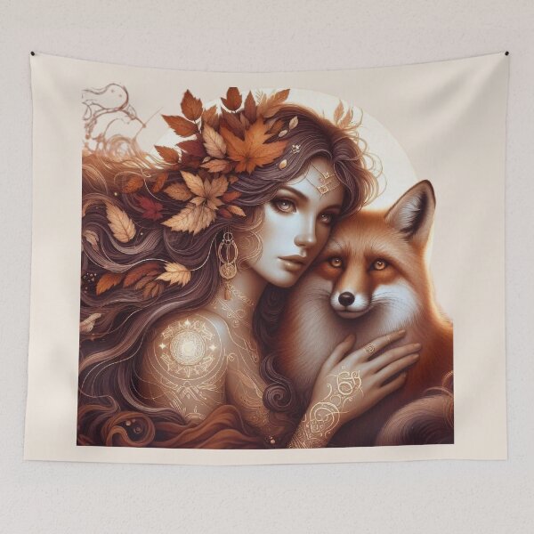 Item preview, Mystic Red Fox Spirit – Feminine Totem Energy designed and sold by Roberta Calabrese.