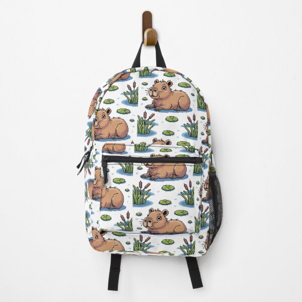 Item preview, Cute Pixel Art Capybara - Funny Pixel Animal Pattern designed and sold by MonkiFlipp.
