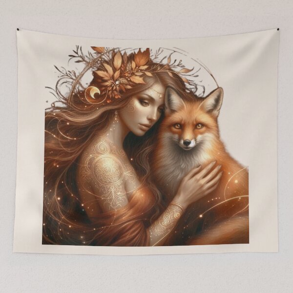Item preview, Mystic Red Fox Spirit – Feminine Totem Energy designed and sold by Roberta Calabrese.