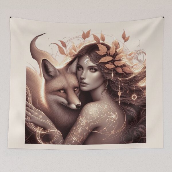 Item preview, Mystic Red Fox Spirit – Feminine Totem Energy designed and sold by Roberta Calabrese.
