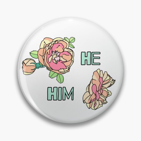 Item preview, Pronouns: He/Him designed and sold by crackaone.