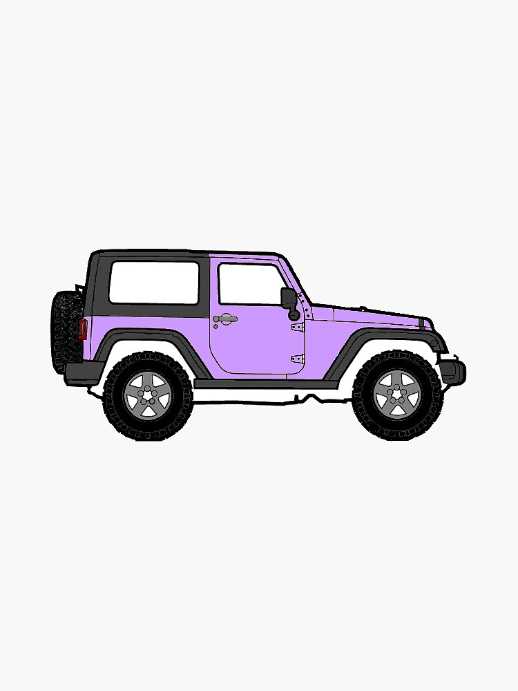 purple jeep toy car