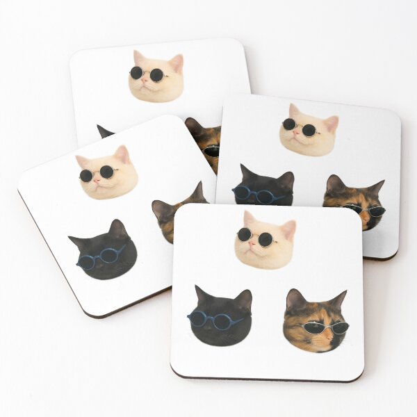 Item preview, Cool Kitties Sticker-pack designed and sold by Stray-Shadow.