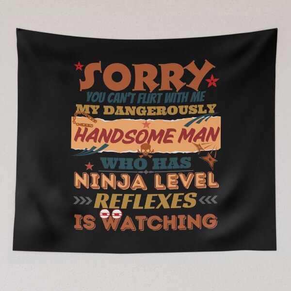Item preview, My Dangerously Handsome Man designed and sold by Eranthe Bernardo.