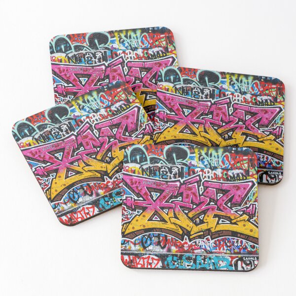 Item preview, Grafiti degradado de pulso retro AOP designed and sold by JohnnyVillas.