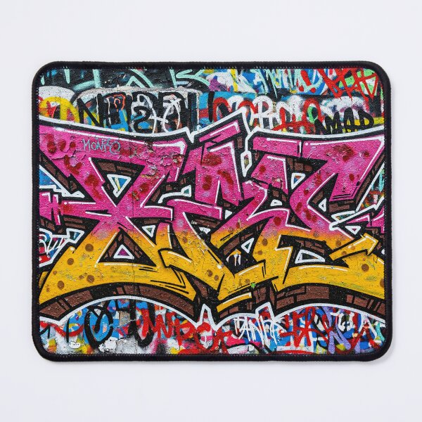 Item preview, Retro Pulse Gradient Graffiti Aop designed and sold by JohnnyVillas.