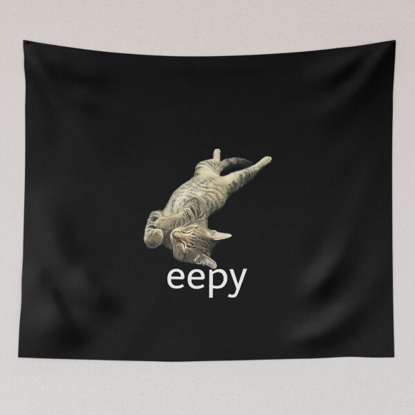 Item preview, Eepy Kitty Cat Meme designed and sold by PhunkyPhunnys.