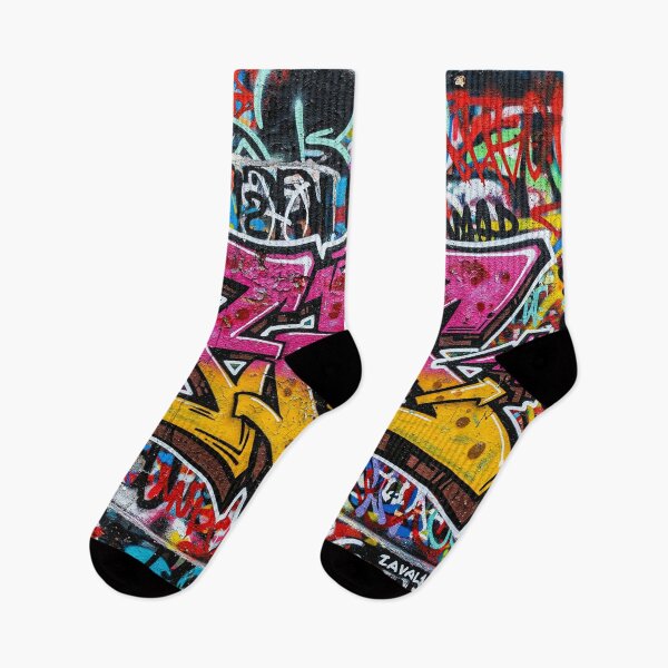 Item preview, Retro Pulse Gradient Graffiti Aop designed and sold by JohnnyVillas.