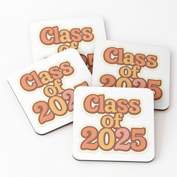Item preview, Class of 2025 Retro Bubble Art – Warm Graduation Design designed and sold by Trendy Sticker & Merch Collection - Express Yourself.