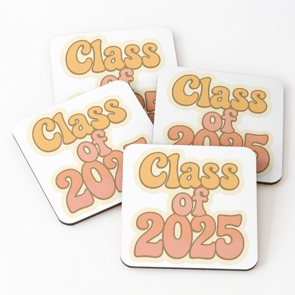 Item preview, Class of 2025 Retro Bubble Art – Warm Graduation Design designed and sold by Trendy Sticker & Merch Collection - Express Yourself.