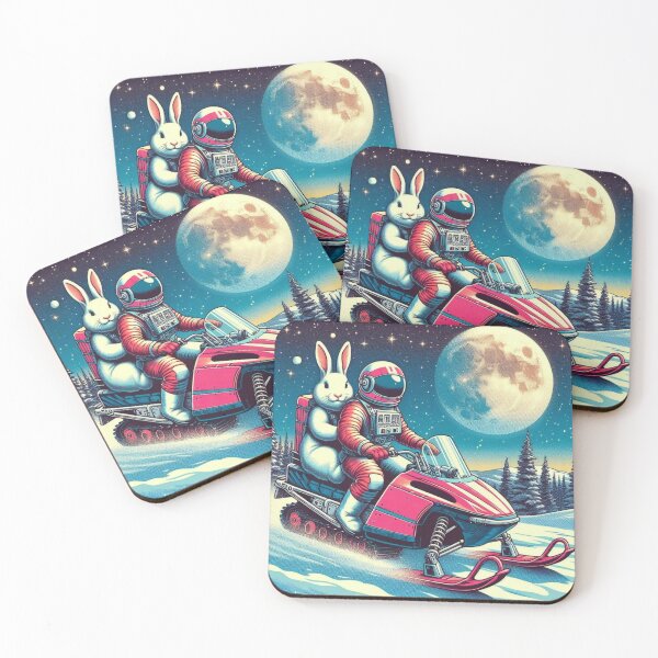 Item preview, astronaut and cute bunny designed and sold by Dogandesighn.