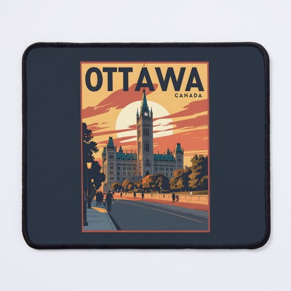 Item preview, A Vintage Illustration of Ottawa - Canada  designed and sold by GoodOldVintage.