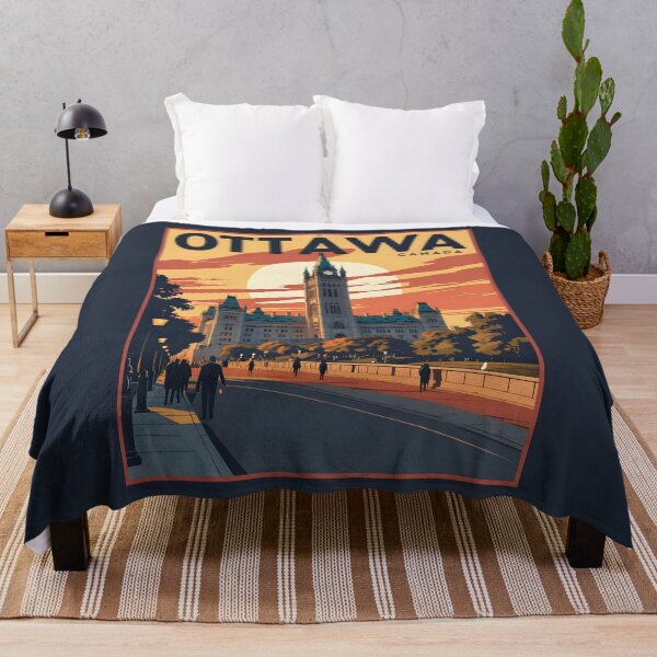 Item preview, A Vintage Illustration of Ottawa - Canada  designed and sold by GoodOldVintage.