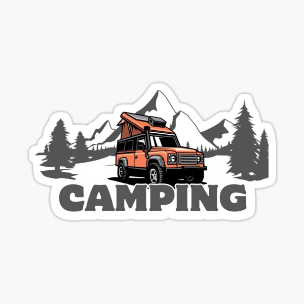 Item preview, Camping – Minimal Outdoor Adventure T-Shirt. designed and sold by DFFShop.