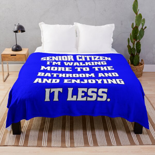 Item preview, Funny Senior Citizen Humor I'm Walking More To The Bathroom And Enjoying It Less designed and sold by fantasticdesign.