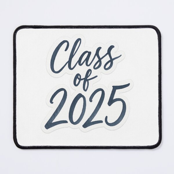 Item preview, Class of 2025 Script Art – Elegant Graduation Typography designed and sold by Trendy Sticker & Merch Collection - Express Yourself.