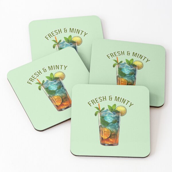Item preview, Fresh and Minty Drink Summer Vibes  designed and sold by JOUNO.