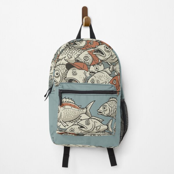 Item preview, Quirky School of Fish Illustration designed and sold by KiwiRider.