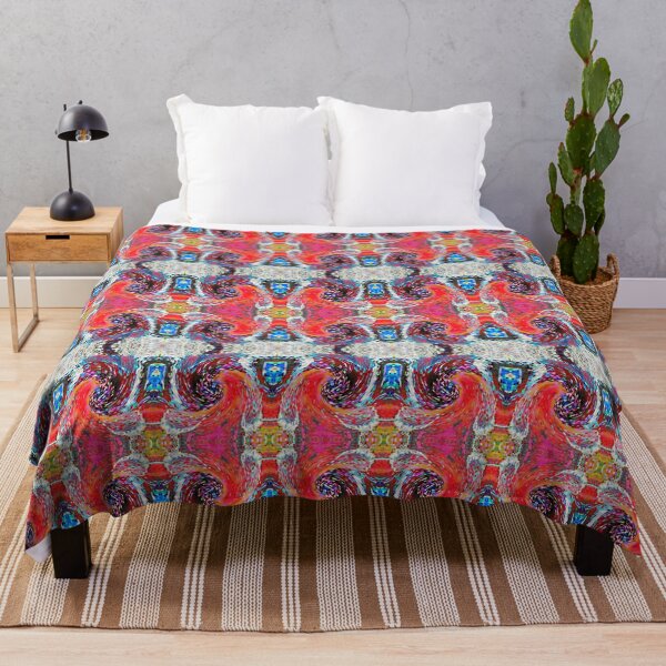 Glitch Pattern Throw Blanket
