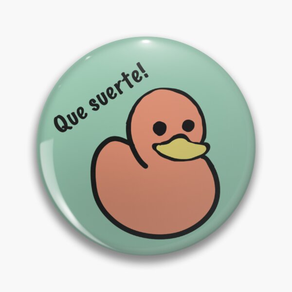 Item preview, Que Suerte Duck designed and sold by 4TheLoveofDucks.