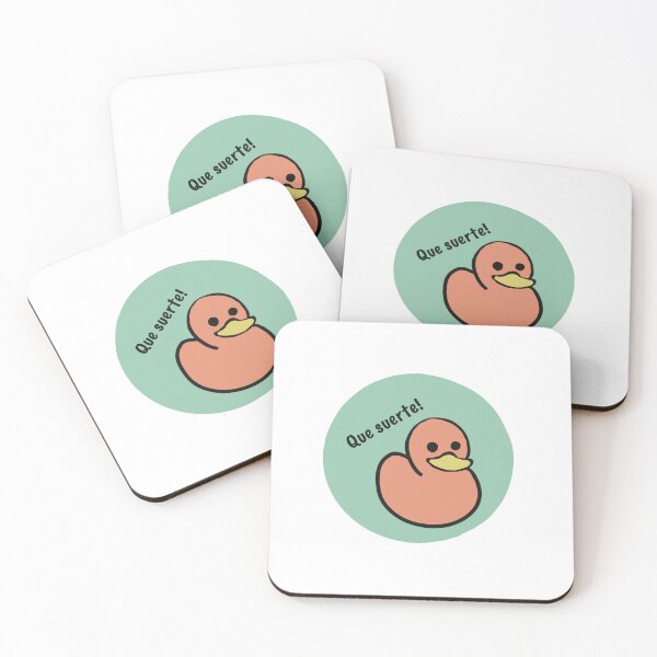 Item preview, Que Suerte Duck designed and sold by 4TheLoveofDucks.