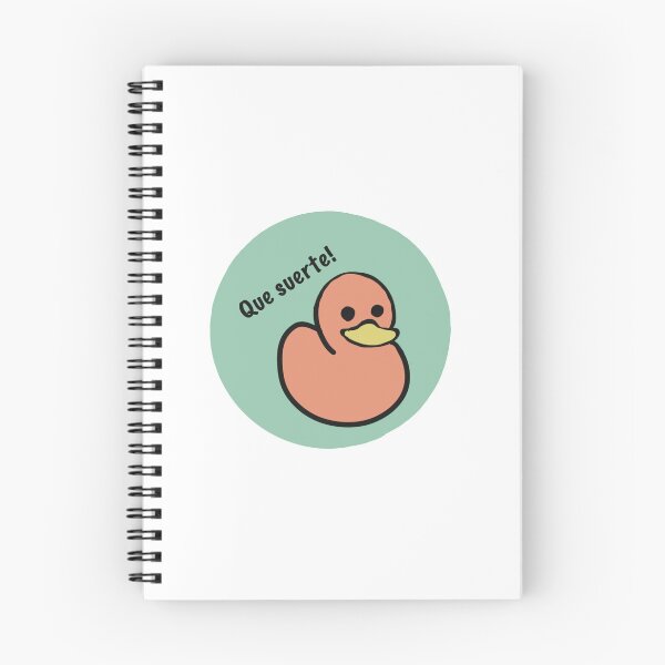 Item preview, Que Suerte Duck designed and sold by 4TheLoveofDucks.