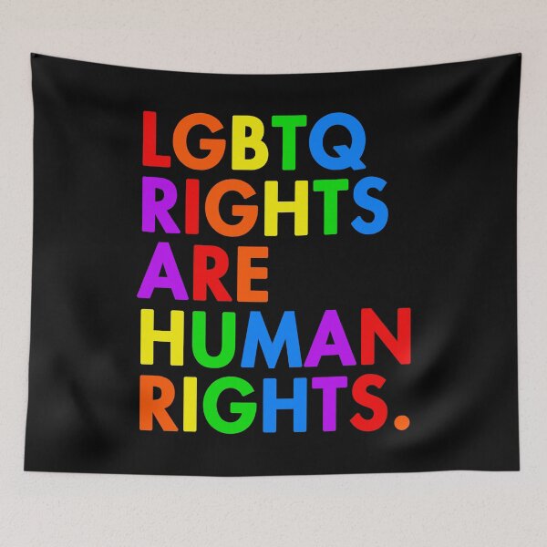 Item preview, LGBTQ RIGHTS ARE HUMAN RIGHTS designed and sold by Thelittlelord.
