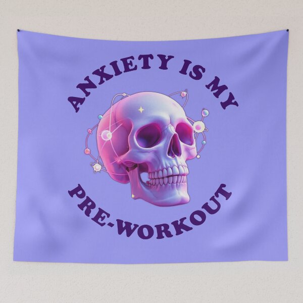 Item preview, Anxiety Is My Pre-Workout designed and sold by callieb2k.
