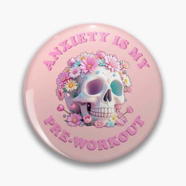 Item preview, Anxiety Is My Pre-Workout -sticker designed and sold by callieb2k.
