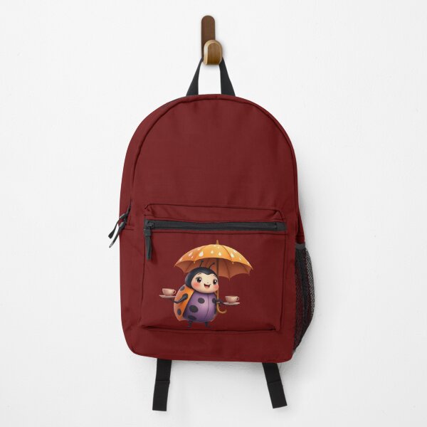 Item preview, Ladybug with Umbrella Serving Tea designed and sold by Danivique.
