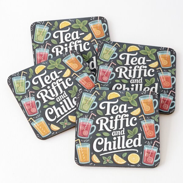 Item preview, Tea-Riffic and Chilled: Colorful Iced Tea Delight designed and sold by ForeverPrintsOK.