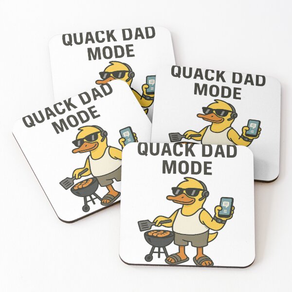 Item preview, Quack Dad Mode – Funny BBQ Tech Dad Duck Design designed and sold by Duckish Store.