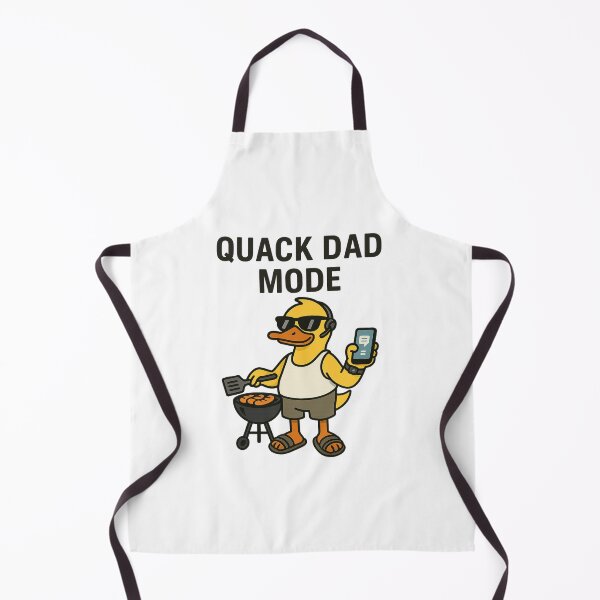 Item preview, Quack Dad Mode – Funny BBQ Tech Dad Duck Design designed and sold by Duckish Store.