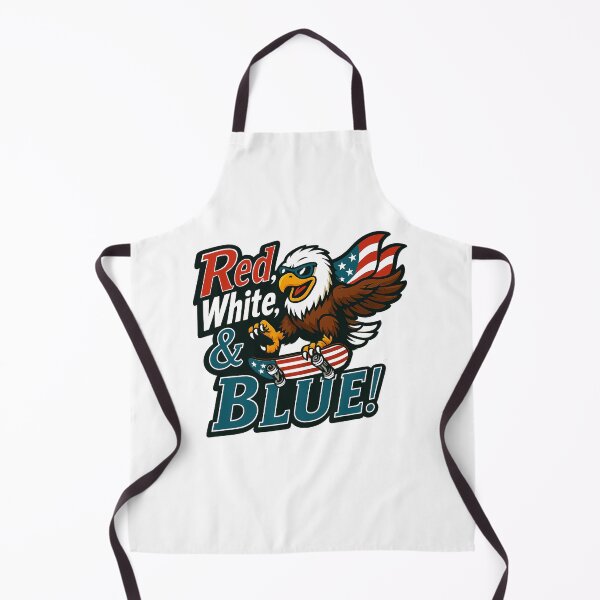 Item preview, JULY 4TH PATRIOTIC EAGLE , RED, WHITE AND BLUE, AI designed and sold by davidjulie.