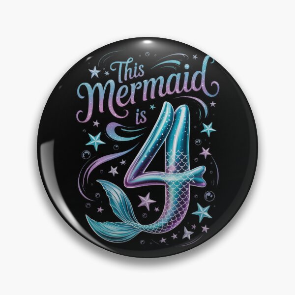 Item preview, 4 th birthday mermaid  designed and sold by jkrphoto.
