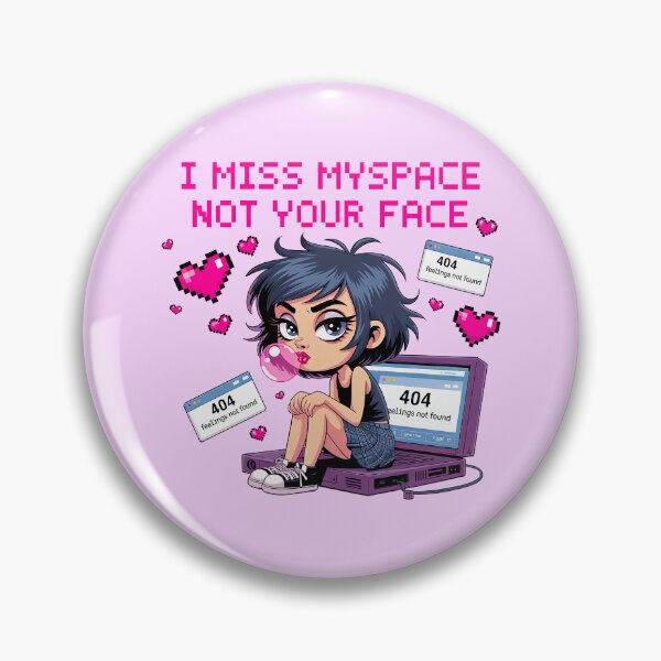 Item preview, Emo My Space Girl 404 Feelings 2000s Culture designed and sold by Amanda's Factory.