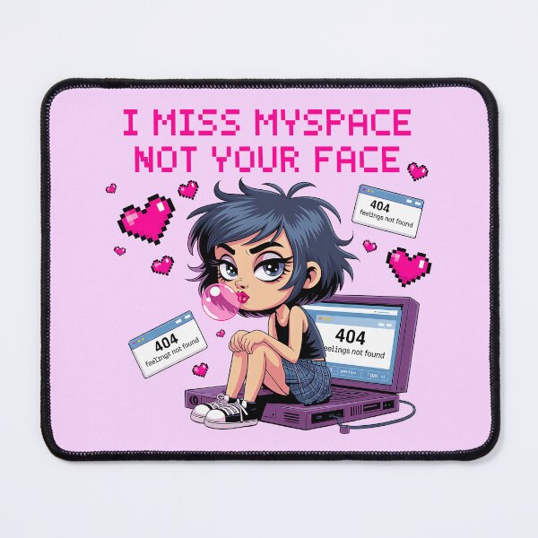 Item preview, Emo My Space Girl 404 Feelings 2000s Culture designed and sold by Amanda's Factory.