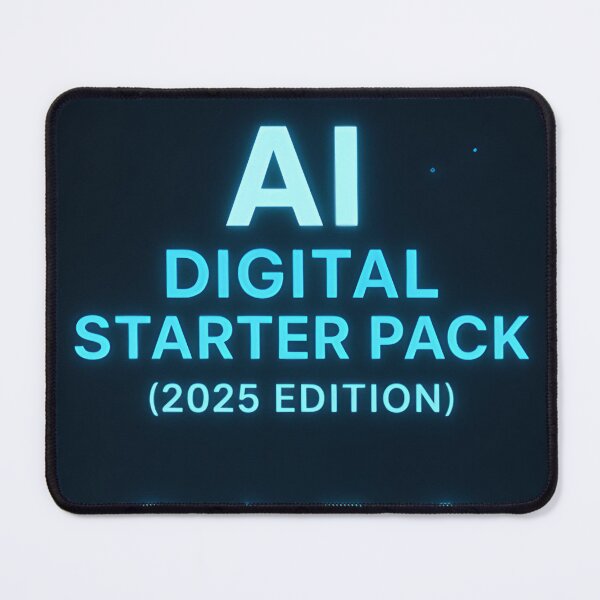 Item preview, AI Digital Starter Pack Poster – 2025 Edition | Tech Tools Wall Art designed and sold by Digital AI Starter.