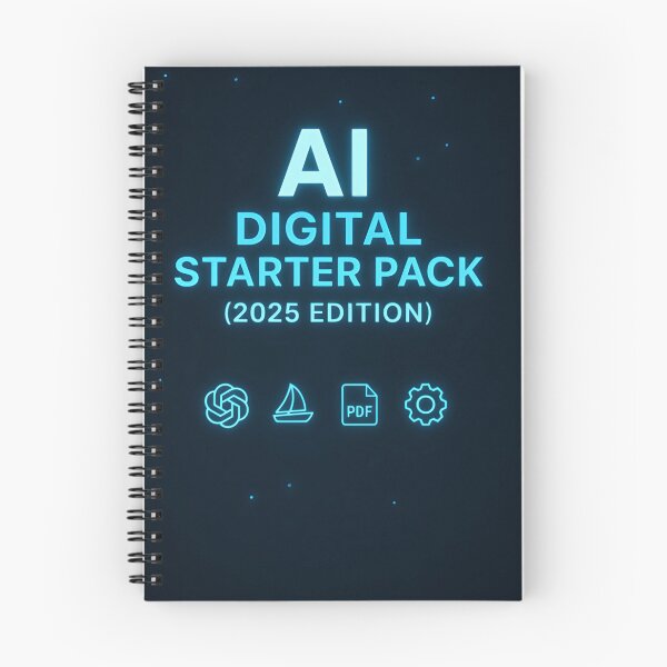 Item preview, AI Digital Starter Pack Poster – 2025 Edition | Tech Tools Wall Art designed and sold by Digital AI Starter.