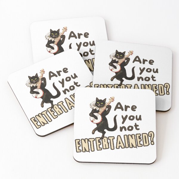 Item preview, Are you not entertained? designed and sold by Eggroll the Cat.