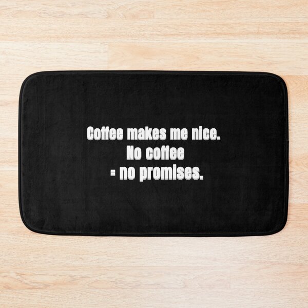 Item preview, No Coffee, No Promises designed and sold by waleedmurad.
