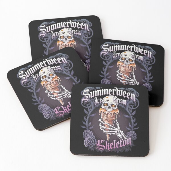 Item preview, Summerween Ice Cream Skeleton designed and sold by box-artshop.