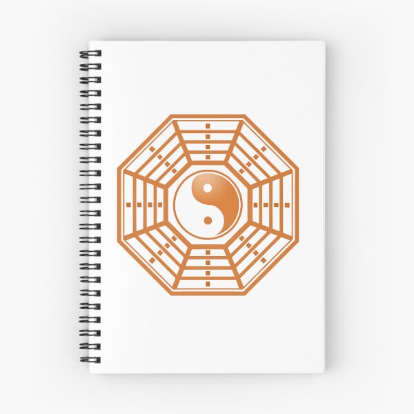 Item preview, Bagua mirror with Yin Yang orange  designed and sold by Lucky 777.
