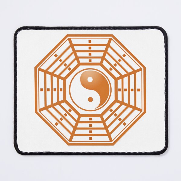Item preview, Bagua mirror with Yin Yang orange  designed and sold by Lucky 777.