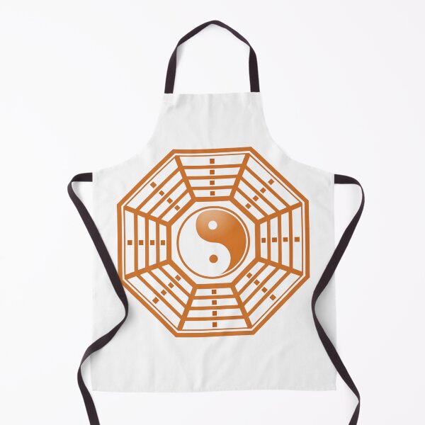 Item preview, Bagua mirror with Yin Yang orange designed and sold by Lucky 777.