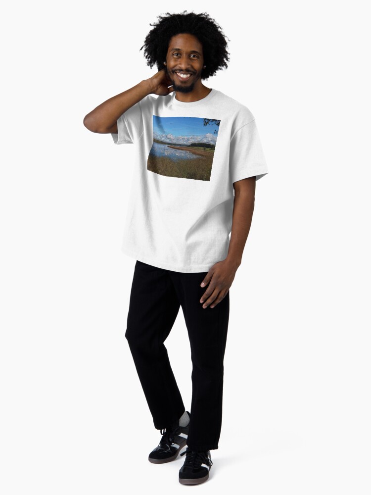 Thumbnail 4 of 7, Oversized T-Shirt, View over Kearns Bay, Lough Key designed and sold by bywhacky.