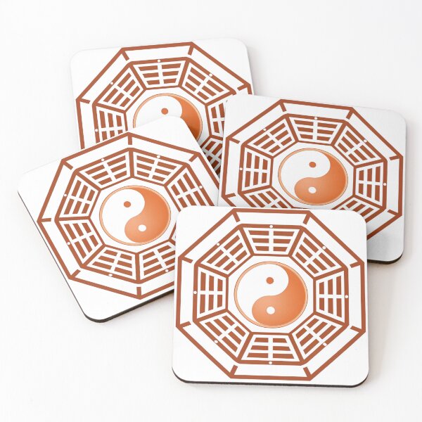Item preview, Bagua mirror with Yin Yang orange  designed and sold by Lucky 777.