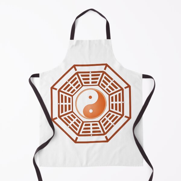 Item preview, Bagua mirror with Yin Yang orange designed and sold by Lucky 777.