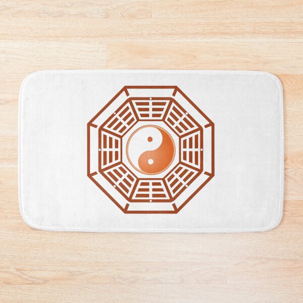 Item preview, Bagua mirror with Yin Yang orange  designed and sold by Lucky 777.