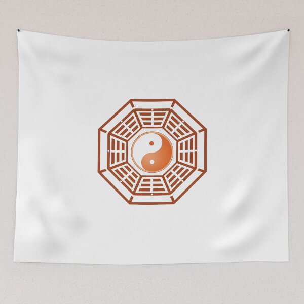 Item preview, Bagua mirror with Yin Yang orange  designed and sold by Lucky 777.